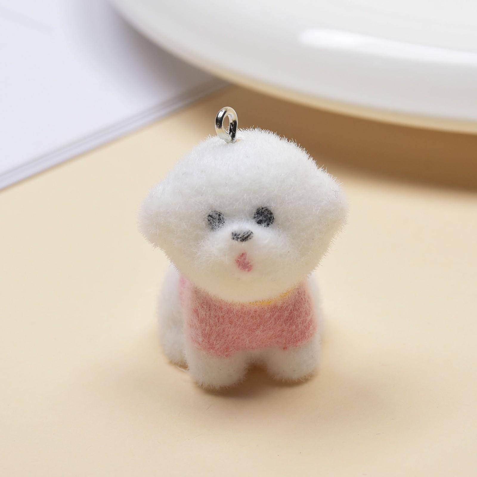 

Смола Флокирование Симпатичный Трехмерный Кот Брелок Подвеска Автомобильный Брелок Подвеска Сумка Подвеска One Size белый