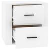 Nightstand High Gloss White 50 x 39 x 47 cm