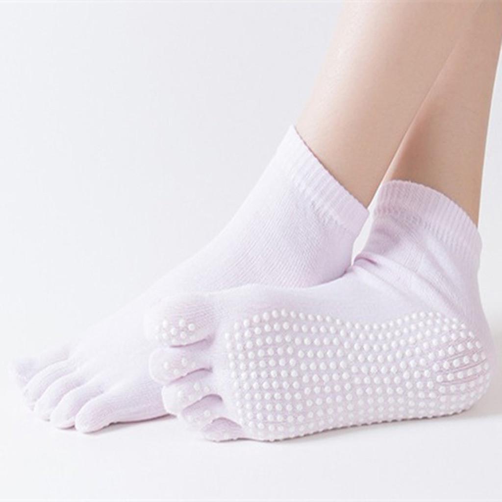 Fahion Women Slip Finger-separated Yoga Socks Sport Ballet Dance Socks