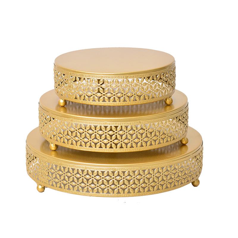 Svatební dekorace na stůl s dezerty, stojan na dort, svatební rekvizity, krajkový talíř na dort, kovový železný stojan na svačinu, potřeby pro narozeninové párty