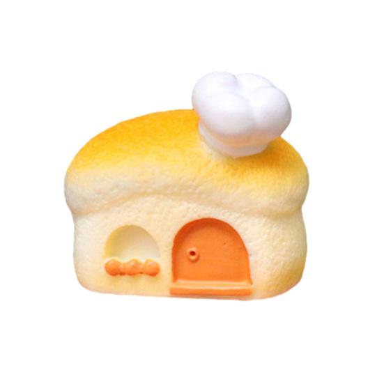 Mini House Micro Landscape Accessory Resin Miniature House Figurine Fairy Garden Ornament for Bonsai Terrarium Crafts