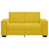 2 Seater Sofa Yellow 160 x 78 x 84 cm Velvet