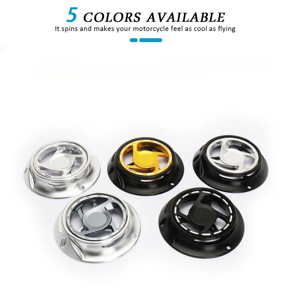 Primavera New Rotating Cooling Motorcycle Accessories CNC Aluminum Engine Fan Cover Fan Cover For Vespa Sprint Primavera 150 125