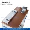 ZONESUN ZS-TB90 Automatic Tamper Evident Labeling Machine Corner Wrap Box Case Tamper Proof Seal Label Sticker Applicator Carton