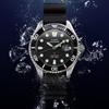 TIMEX Orologio Uomo Deepwater Meredian 200 Automatico 20 ATM Resistente all'Acqua Cristallo Zaffiro Quadrante Nero TW2Y40000 [Autentico]