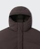 Musinsa Standard Minimal Hooded Down Short Padded Jacket [Baroque Brown]