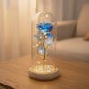 Gold foil rose immortal flower glass cover Valentine's Day gift Christmas Mother's Day creative LED night light