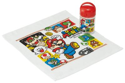 Skater Wet Towel Set with Super Mario Made In Case, Kids' 23, Boys, Japan, OA5AG-A