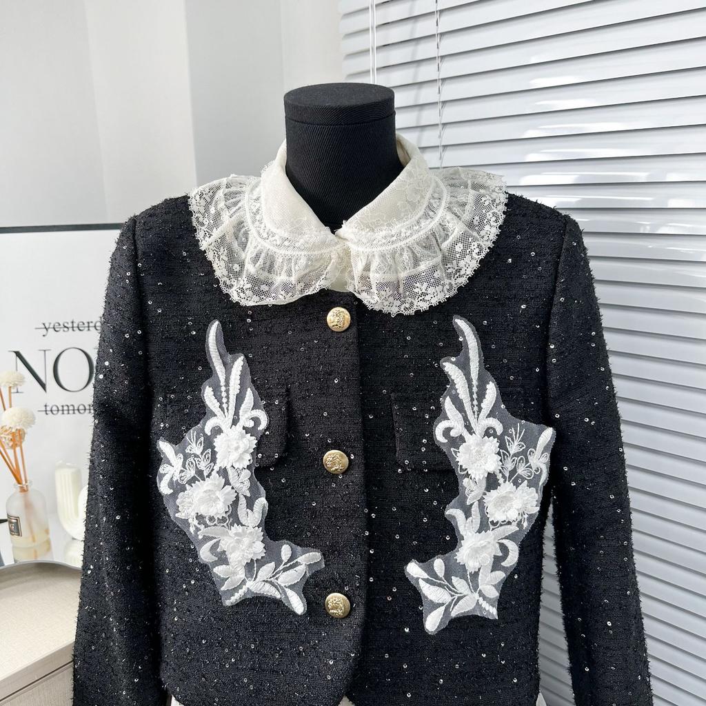 Cloth Sticker Flower Clothing Accessories Lace Applique, White Three-Dimensional Embroidery Pair Of Flowers Diy Handmade Jewelry Accessories