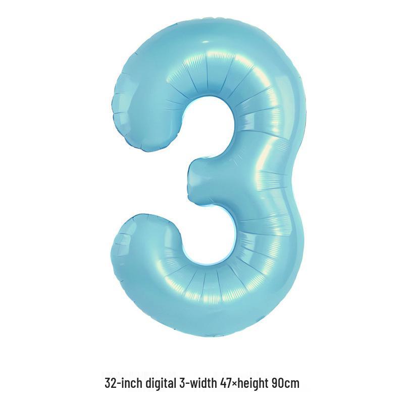 32-Inch White Number '40' Birthday Balloon, Aluminum Foil Party Decoration Prop