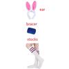 Costume Cosplay Space Lola Bunny Coniglio Costume Coniglio Bunny Marmellata Costumi Donna Ragazza Costumi Festa Halloween Top Pantaloncini Set Outfit