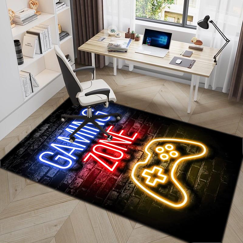 1Pc game theme Printed circular carpet, home door mat, outdoor travel protection carpet B9