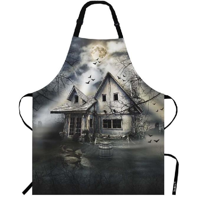 MaJiang Tiles Chef Apron 27 X 31 Inch Bamboos Dots Characters from 1 To 9 and Honors Mahjong Non-Pilling Bib Apron for BBQ Grilling Gardening with