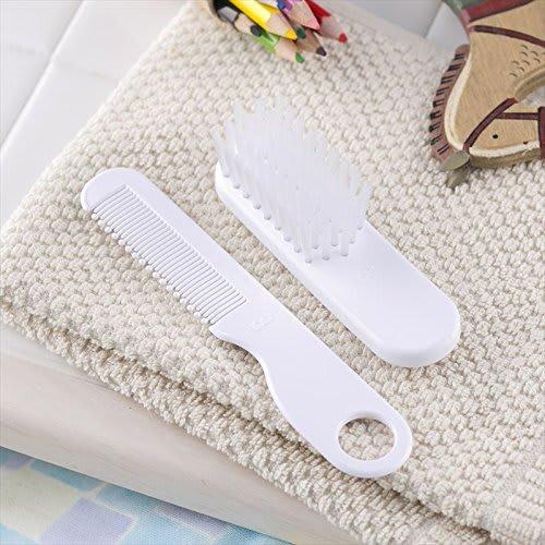 Kai Kai Baby Hair Set The brush has soft nylon bristles and the comb has a gentle spherical finish.