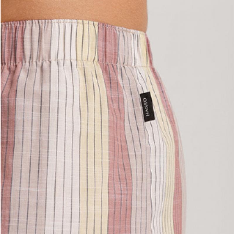 Hanro Cueca Boxer Masculina 74013 Listrada Bluewood