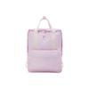 Small Square Solid Color Fashion Casual Zipper Closure Backpack Unisex Backpack Purple 10027203-A01