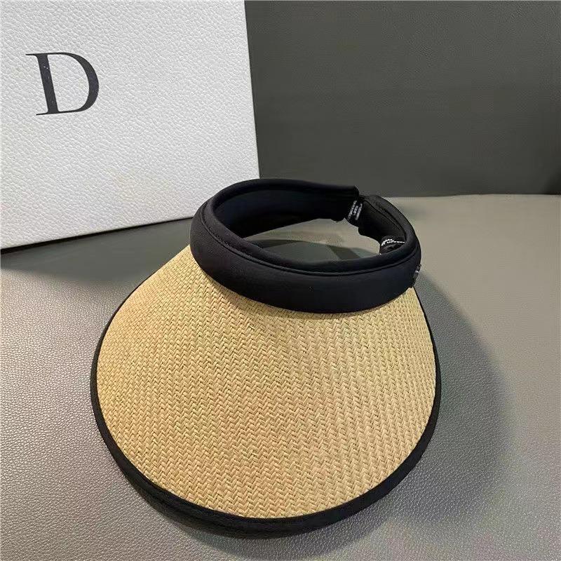 Women's UV Protection Open-Top Sun Hat for Summer Cycling - Versatile, Foldable, Large Brim, Hot Seller