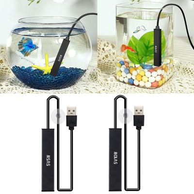 Mini grzałka USB do akwarium dla małego akwarium Temperatura Grzałka akwariowa Zanurzalna grzałka z termostatem 10w/5w