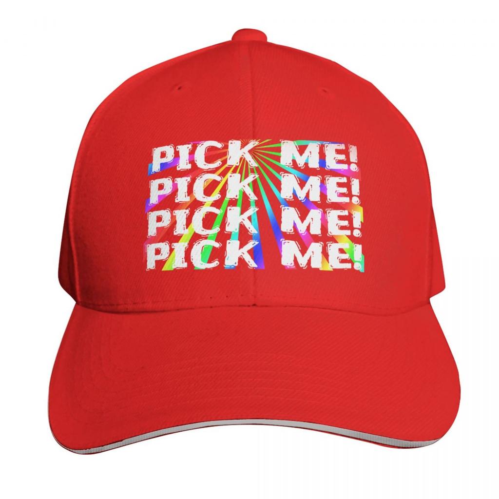 Pick Me Pick Me Rainbow Price Is Right Baseball Cap Golf Hat Genuine Sunhat Sun Cap Trucker Cap Unisexs Tennis Womens