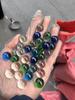 16mm Anime City Arcade Five-Color Glass Marbles for Children's Game Machine