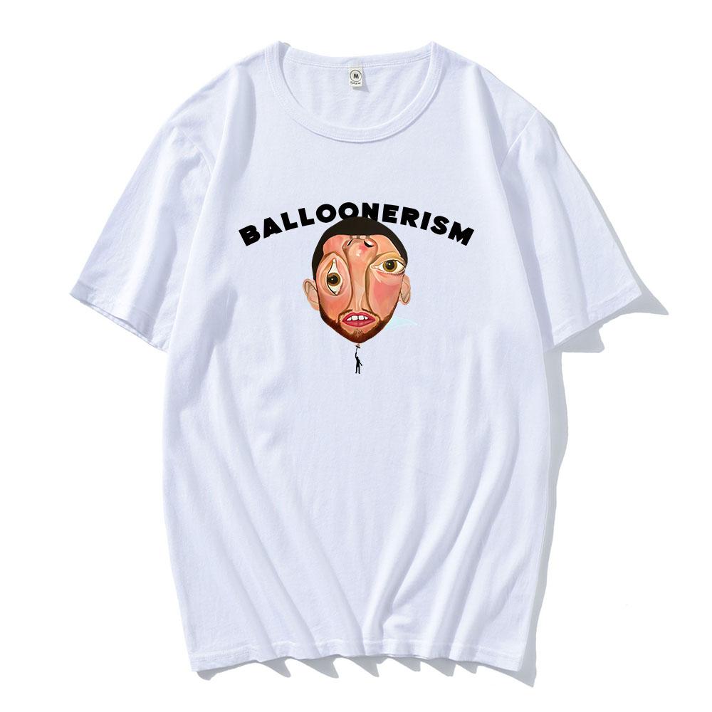 Macc Miller Balloonerism Album Printing T-shirt Short Sleeve Summer O-neck Tshirts 2025 New Fashion Graphic Tee-shirt Men Women