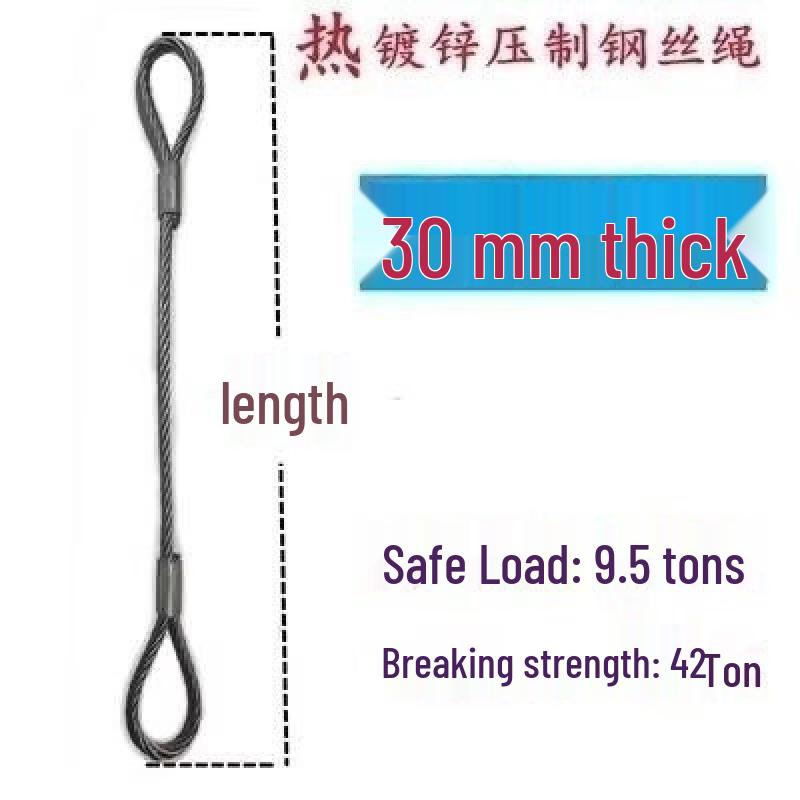 Hot-Dip Galvanized Stainless Steel Wire Rope Sling