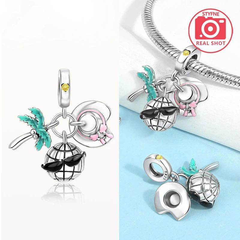 Fotbollsserie Berlocker Koppar Tröjor Fotboll Sport Pärlor Hängen Passar Original Armband Halsband Gör-det-själv Smycken Examenspresent