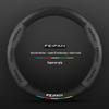 Suede Genuine Leather Steering Wheel Cover for Rising Auto F7, ER6, MARVEL R, R7