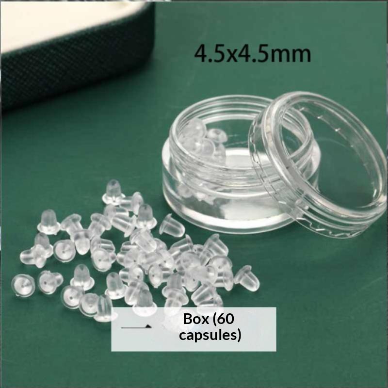 Eco-friendly Soft Silicone Earring Back Stoppers 200-2000Pcs Non-toxic for Stud Earrings DIY Jewelry Making