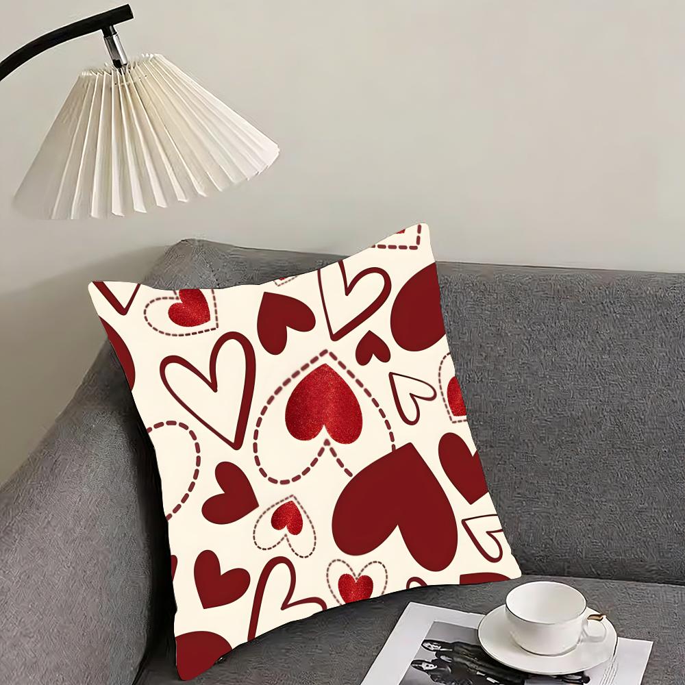 Love INS Cushion Cover Pillowcase Ultra Soft Skin Friendly Fabric Cloud Like Comfort  Concealed Zipper