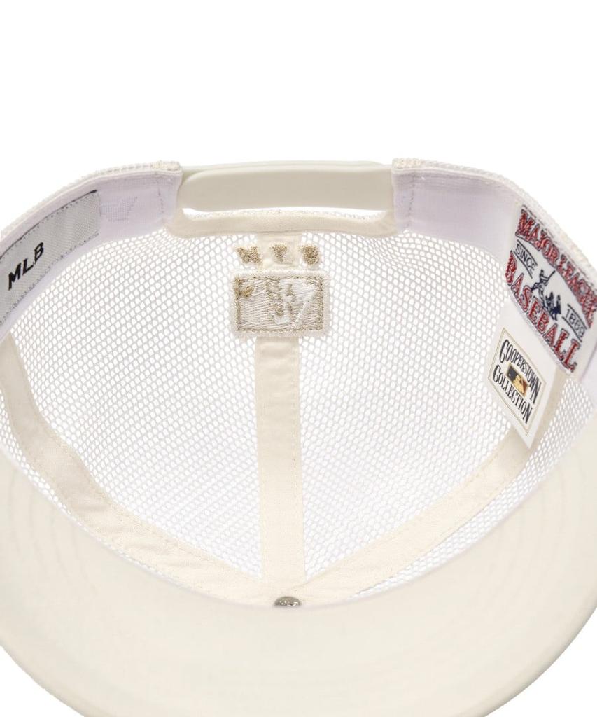 Emelbi Signature Patch Mesh Cap Chw (Cream)