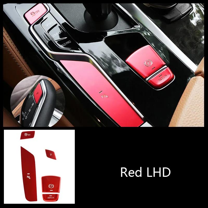 

Car Styling Console Gearshift Multimedia Button Cover Decoration Sticker For BMW 5 Series G30 G38 2018- Interior Accessories