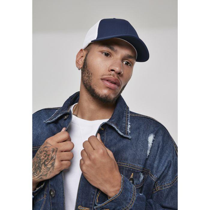 Casquette - Flexfit - ultrafibre &amp; airmeh - 2-tone - Bleu marine/blanc - Mixte - Printemps/Été