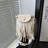 New tassel trendy retro shoulder bag new summer popular vertical casual mobile phone bag messenger bag