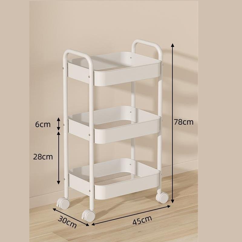 Multifunctional Rolling Storage Cart Storage Shelf