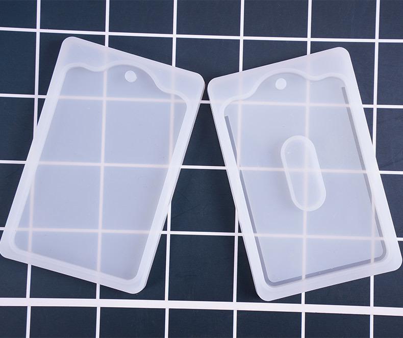 Silicone Epoxy Mold for DIY Handmade Card Holders (Fits Bus and Bank Cards)