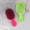 Mini Brosse Démêlante à Poils de Sanglier pour Femmes Peignes Massage Cuir Chevelu Design Creux Peigne pour Cheveux Mouillés Bouclés Outil de Coiffage Barbier