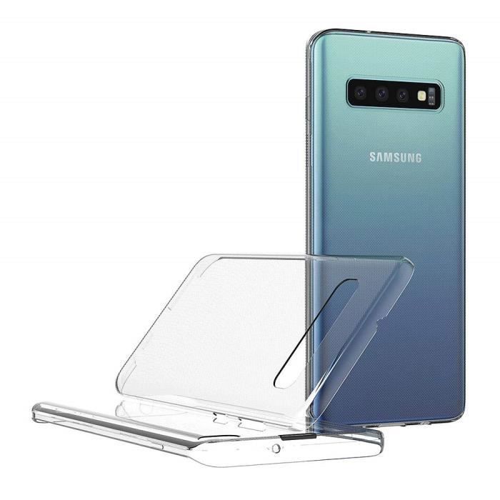 Coque - Phonillico - Samsung Galaxy S10 PLUS - Ultra Slim - Silicone Souple - Transparent