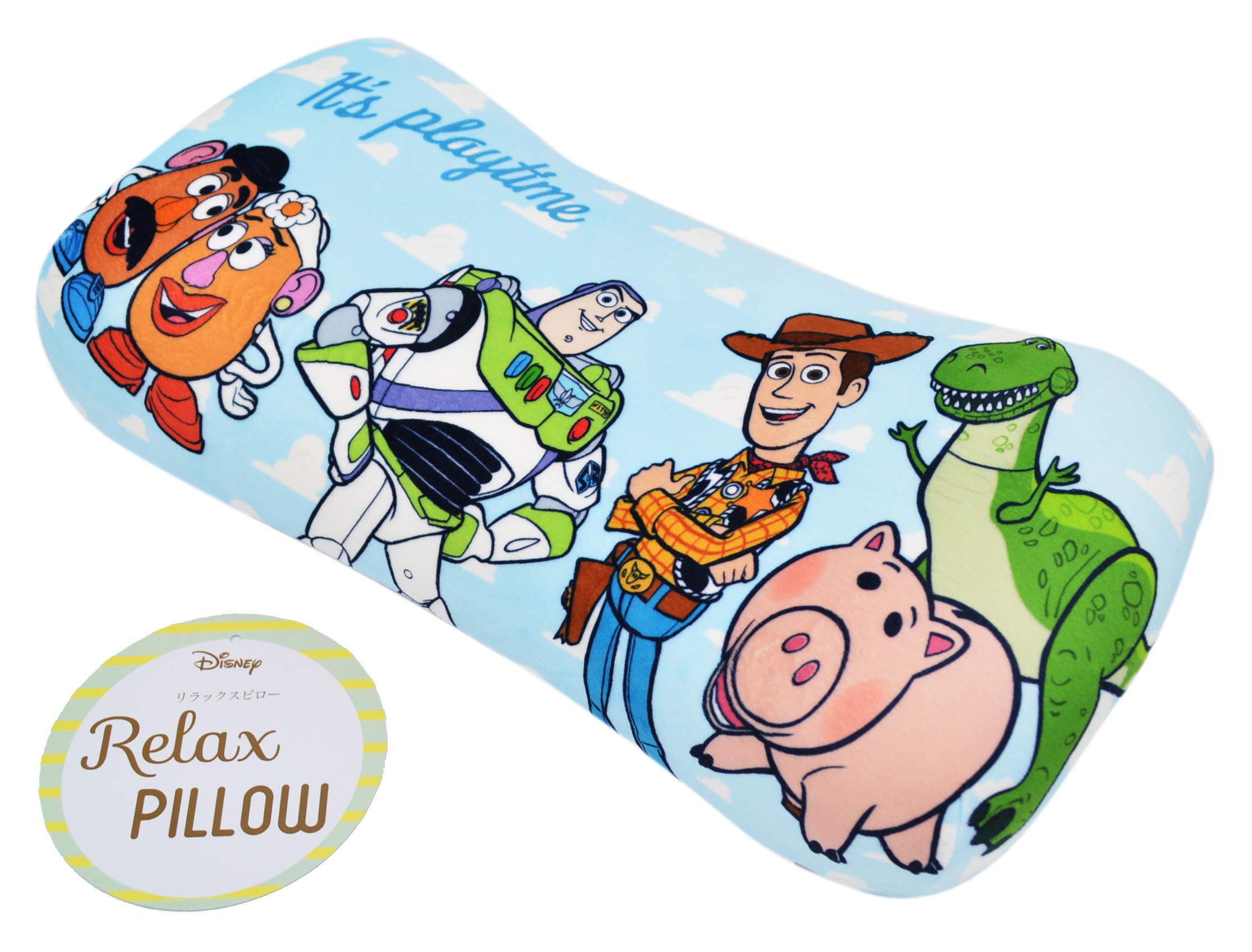 

MORIPiLO Memory Foam Relaxing Pillow, Toy Story Blue, 20x40cm, Plush Toy, Cushion, Character, Disney Pixar, 4620272