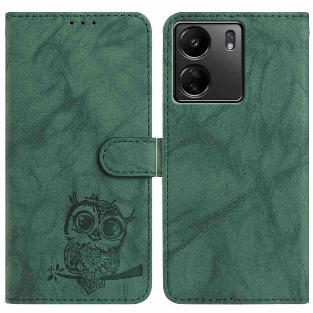 8-Color Owl Embossed Pattern Flip Card Design Wallet Case for Redmi Note 14/Note 12/13C/14C/Xiaomi 14T,Xiaomi 11T,13 Lite,Mi 11 Lite,Poco X6...