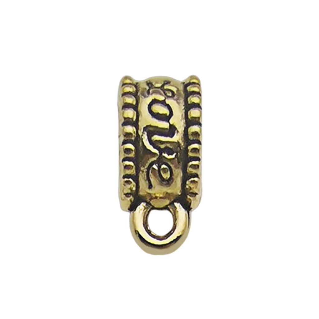 DIY Electroplated Jewelry Kit: Alloy Pendant Connector, Clasp, Jump Ring, Spacer Bead for Bracelets & Necklaces