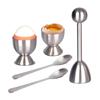 Egg Cracker Topper Egg Shell Opener Egg Cups Egg Cutter Stainless Steel Egg Separator Kitchen Tool