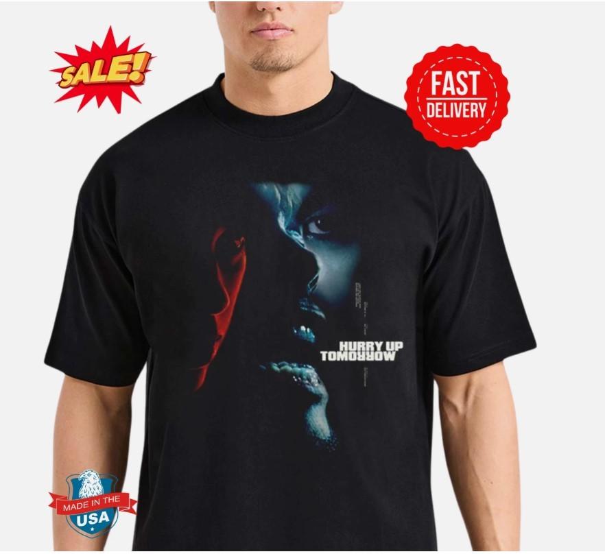 

The Weeknd Tour Film 2025 Hurry Up Tomorrow Hero Poster Tee Unisex T-Shirt Unisex T-Shirt S