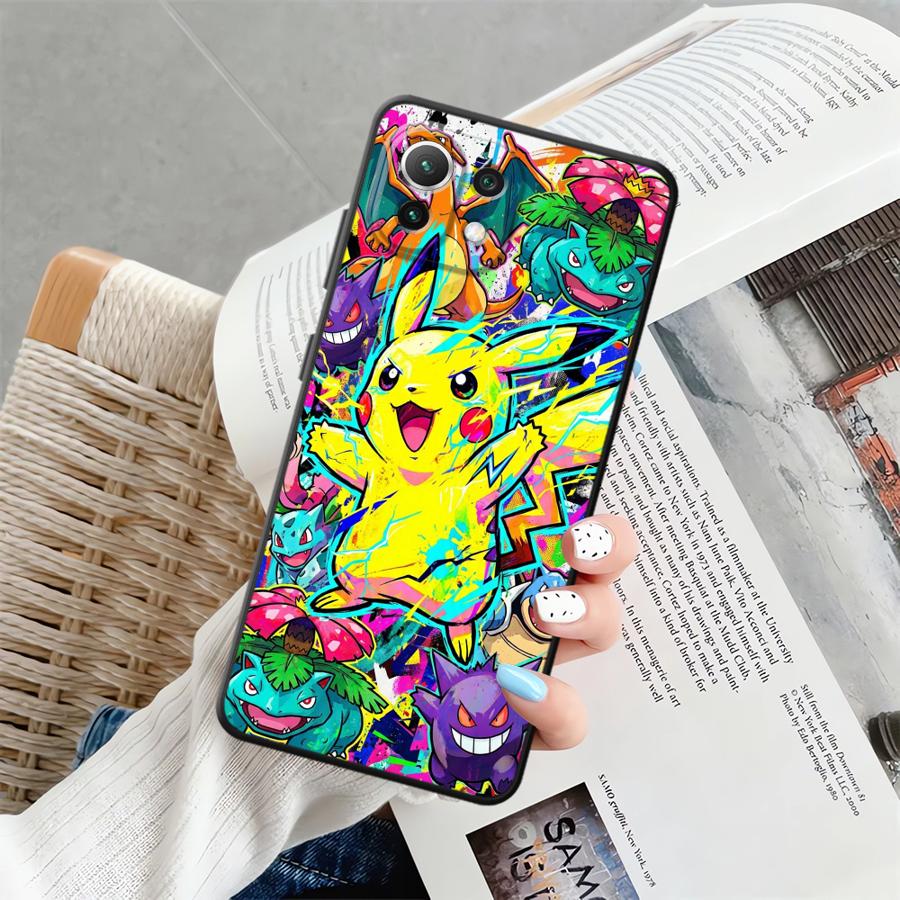 Funda Phone Cover Case for Xiaomi Mi 11 14 12 10T 12X 15 Pro 12T Pro 13 Lite 11T Hot Comic Pokemon Art