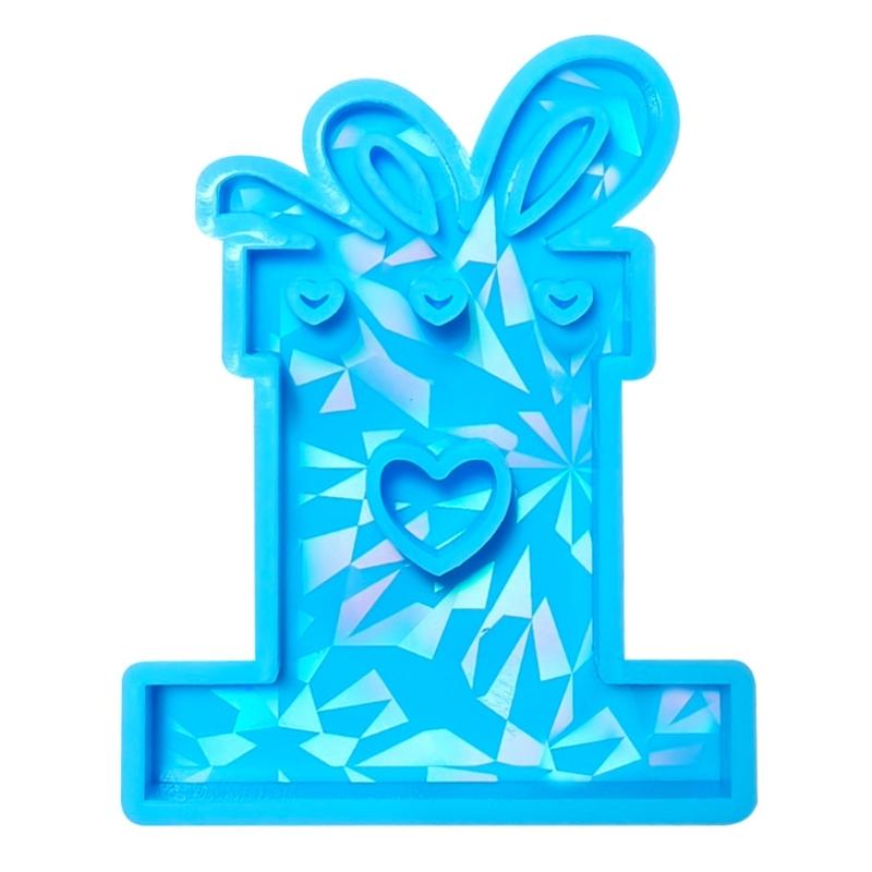 

Birthday Gift Candlestick Mold Creative Candle Holder Molds Flexible Silicone Mould Gypsum Resin Craft Mold Wedding Home синій
