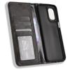 Für Motorola Moto G55 5G Lederhülle Brieftasche Ständer Retro Textur Handyhülle