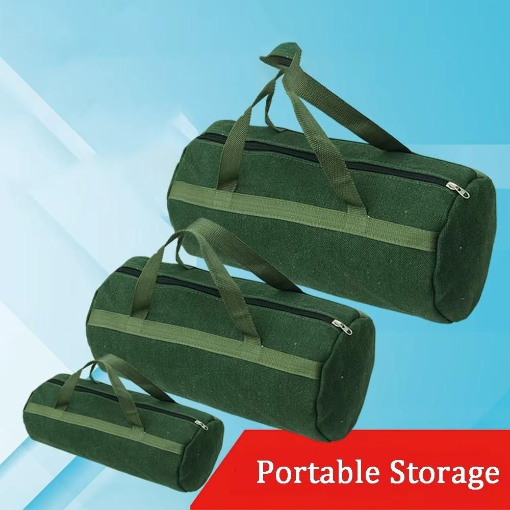 Thick Canvas Tool Storage Bag Handbag Large Capacity Hardware Tool Organizer Hand Tool Portable Auto Repair Tool Kit