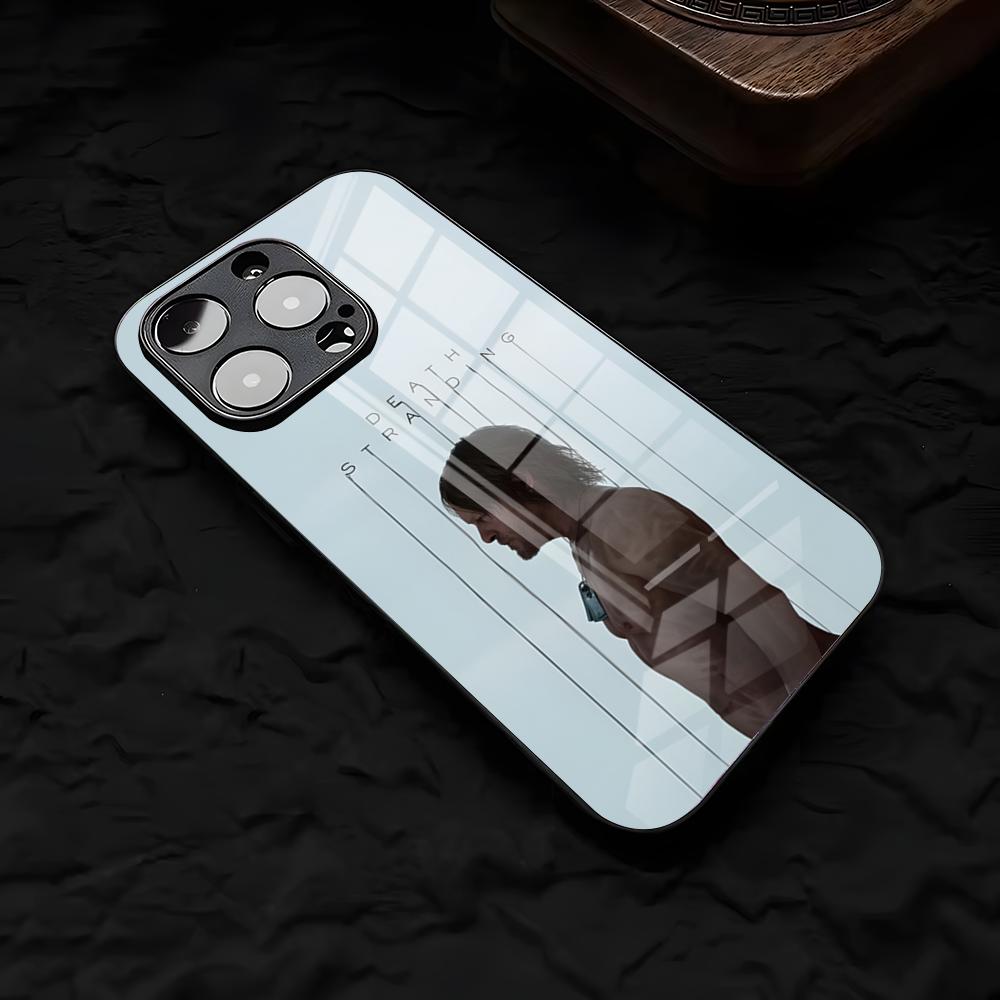Custodia per Telefono Gioco D-Death S-Stranding Per IPhone 17 Air 16 E Pro Max 15 14 13 Mini 12 Pro 11 Max Plus Copertura in Vetro Nero
