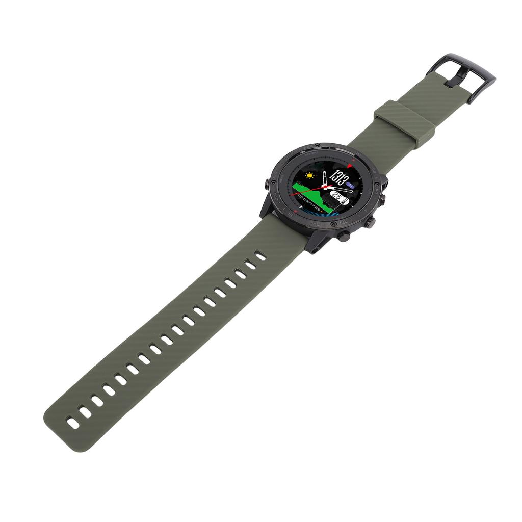 Round Smart Watch Diving Watch Swimming Sport Wristwatch with 1.3 Inch Display for Outdoor Running Workouts