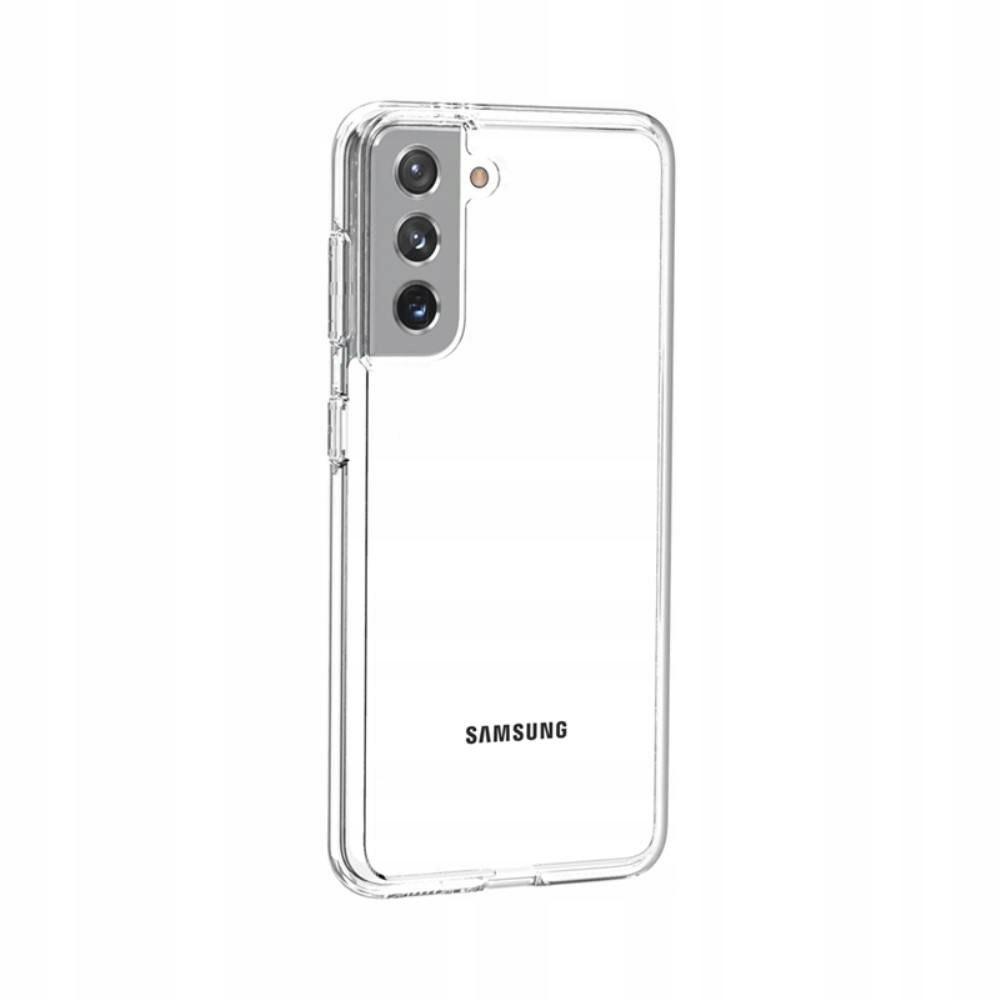 Case for SAMSUNG GALAXY S21, CLEAR BACK, ULTRA SLIM + GLASS